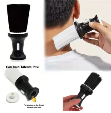 Professional Salon Hairdressing Talcum Powder Brush Brush for Cleaning Neck with Soft Fibres Barbers
