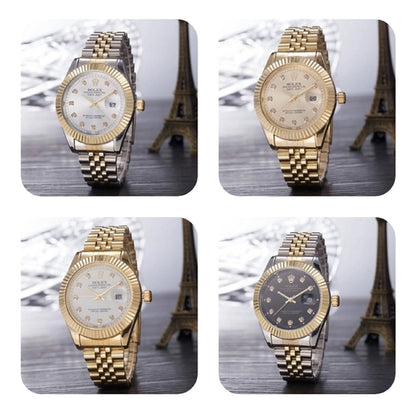 Rolexxx Mens Two Tone Analog Wrist Watch