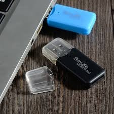 Mini USB 2.0 SD TF Card Reader Portable Memory Card Reader for PC Laptop Computer