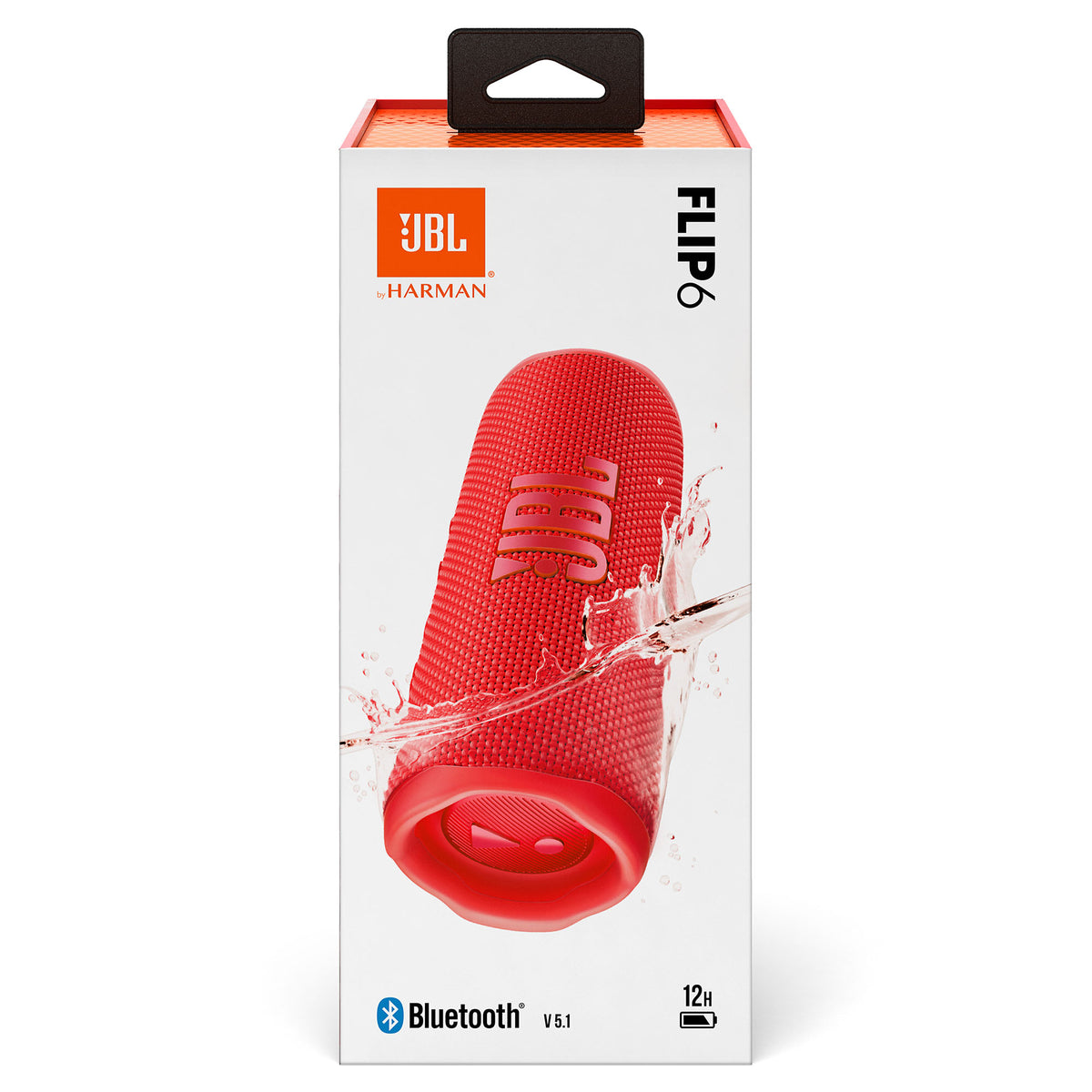 JBL Flip 6 - Portable Bluetooth Speaker, powerful sound and deep bass, IPX7 waterproof, 12 hours of playtime, JBL Party Boost for multiple speaker pairing for home, outdoor and travel