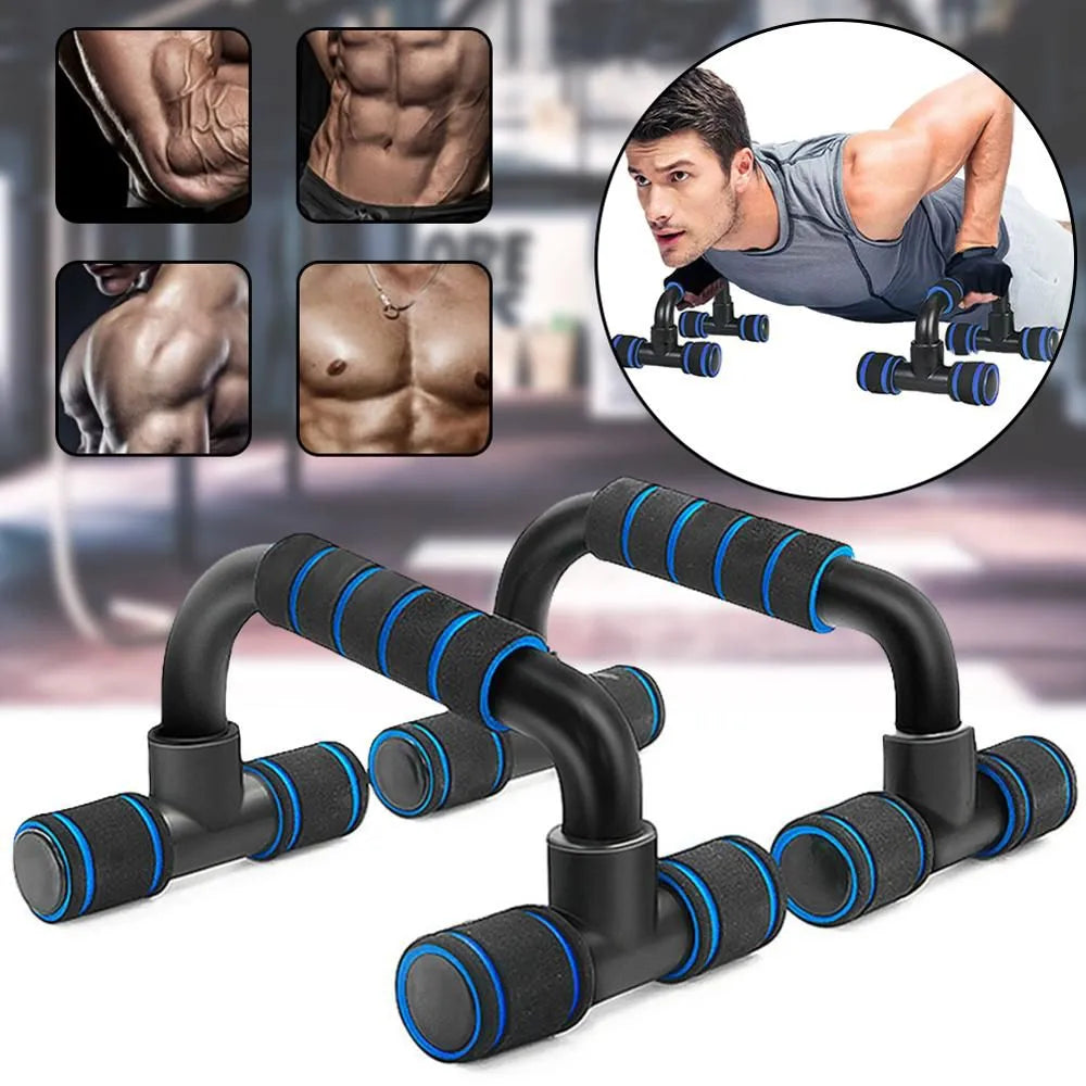 2X Handle Push up Stands Pull Gym Bar Workout Training Exercise Home Fitness
