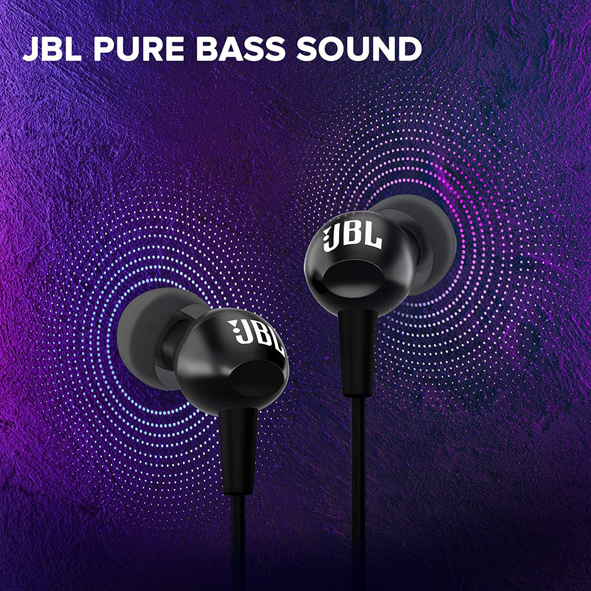 100% Genuine JBL C100SI In-Ear Headphones with Mic