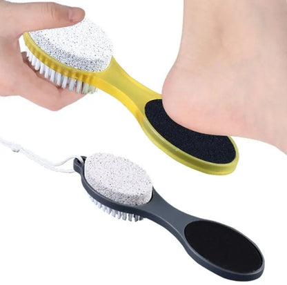 1PC 4-Sided Foot File & Pumice Stone Dead Skin Remover Pedicure Grinding Tool – Random Color
