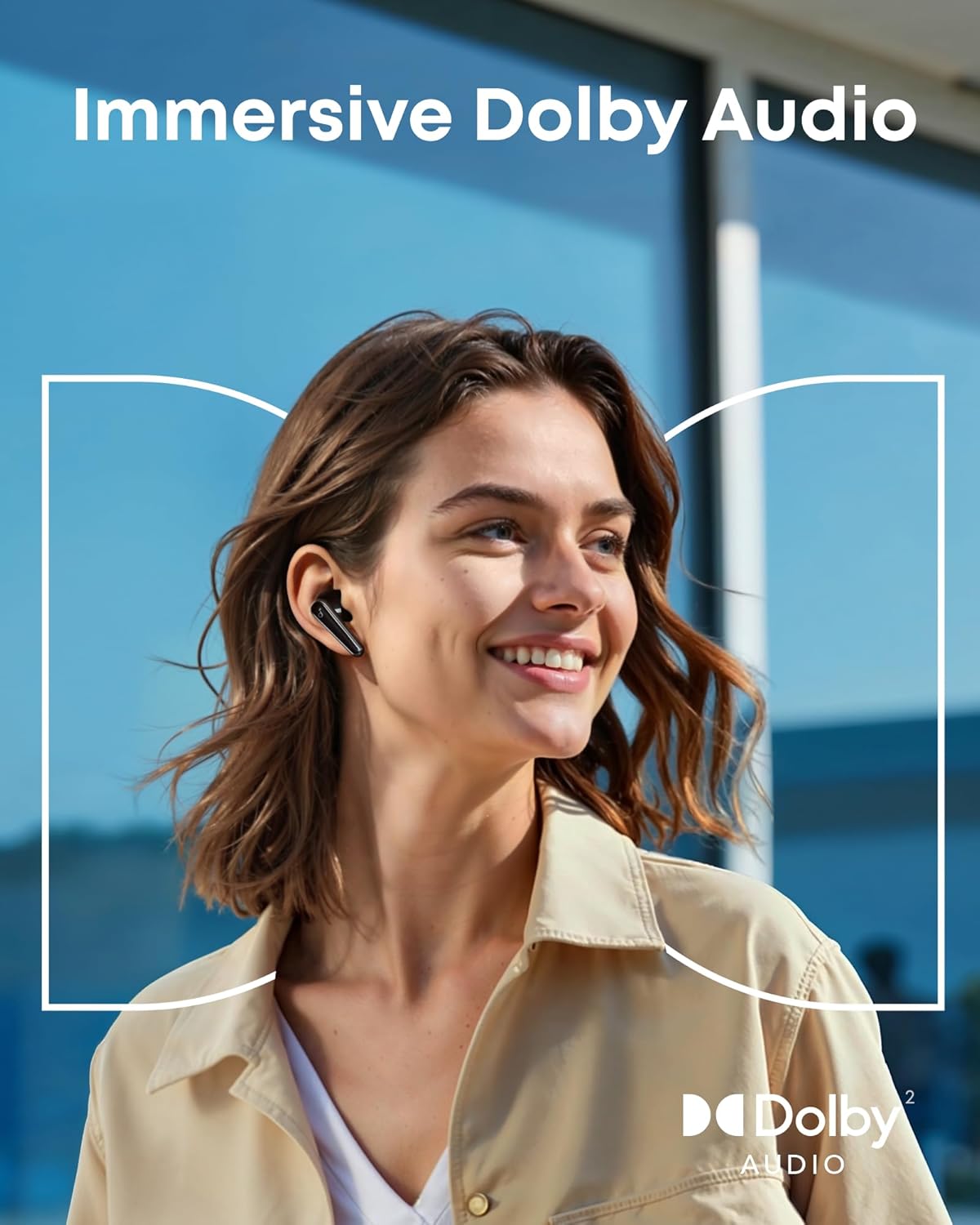Anker Soundcore Liberty 5 , Noise-Cancelling Wireless Earbuds, 2x Stronger Voice Reduction, Real-Time Adaptive Noise Cancellation, Fast Charging, Dolby Audio, 6-Mic AI Clear Calls, Long Battery Life