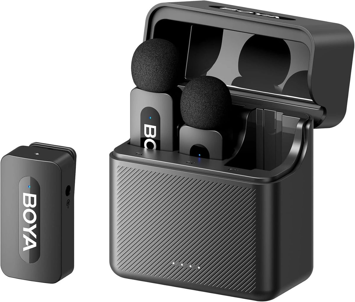 BOYA BY-V35 Dual Digital Wireless Lavalier Microphone