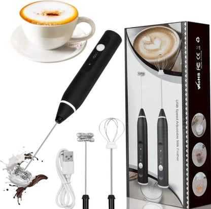 Milk Frother USB Speed Adjustable Milk Frother / 3 Speed / Rachargeable Handheld Electric Foam Maker