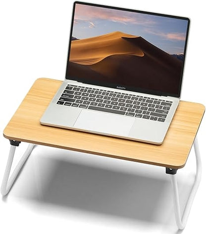 High Quality Folding Laptop Table Home Office Desks -Wood