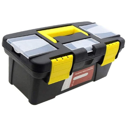 Tool Box Empty, 12 Inch Portable Household Multi Functional Maintenance Tool Box Storage Box
