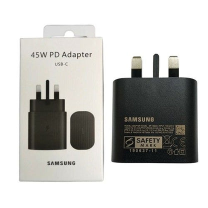 Samsung Original 45W PD Super Fast Charger with 5a Type-C Cable PPS PD 3.0
