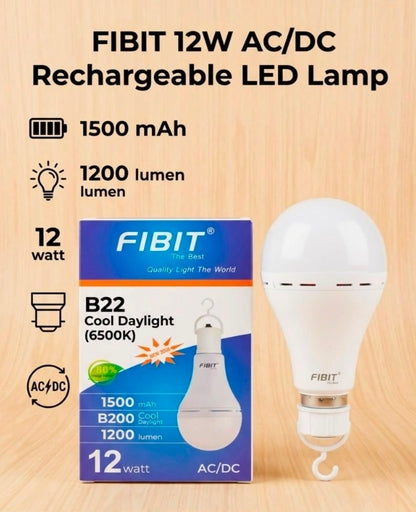 Fibit 12W Rechargeable Bulb B22