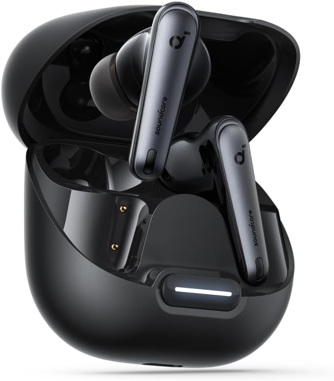 Soundcore by Anker Liberty 4 NC Wireless Earbuds, 98.5% Noise Reduction, Adaptive Noise Cancelling to Ears and Environment, H