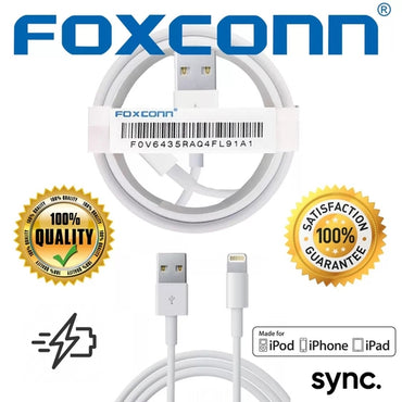Foxconn Lightning USB Data & Fast Charging Cable for IPhone 5–XR