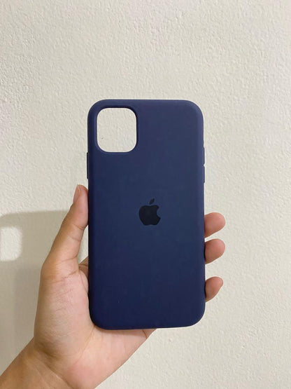 Fully Covered Soft Silicone Case For IP 12 MINI  / 12 PRO / 12 PRO MAX ( with Logo )