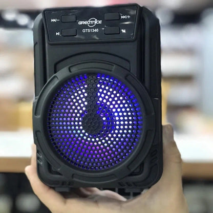 Greatnice 3" Inch Super Bass Portable Splash Proof Wireless Bluetooth Speaker GTS-1346 with TF Card