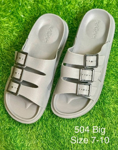 Men Adjustable Chappels 7 10 Grey Open Toe Sandals Summer Footwear Casual Slipper Comfortable Walk