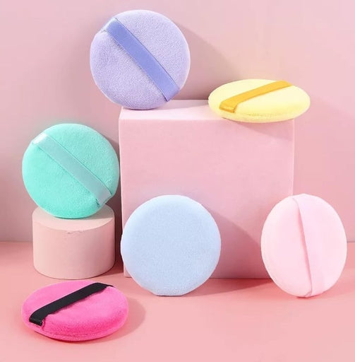 Powder Puff Makeup Puff Round Powder Puff Soft Powder Sponge Reusable Cosmetic Puff