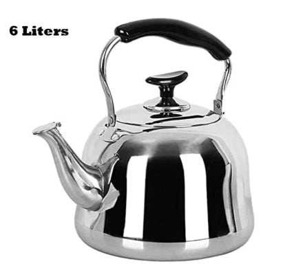 Stainless Steel Kettle Large Size 5 Liters / 6 Liters