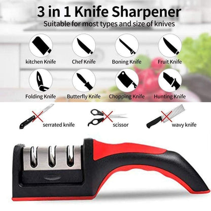 3 In 1 Knife Sharpener