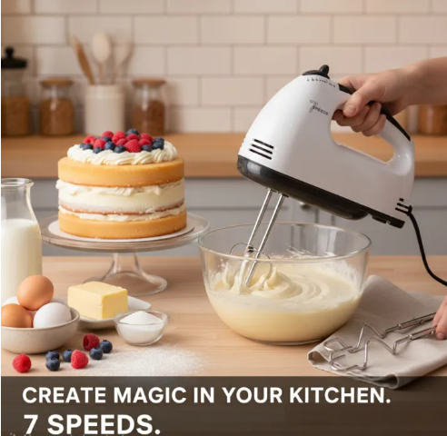 7 Speed Hand Mixer