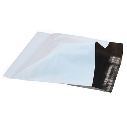 New EXTRA LARGE SIZE 35 X 45.5 + 5 cm size Perfect Medium Poly Mailer White Poly Mailer Bags Bundle of Self-seal Adhesive bags Storage Bags Plastic Poly Envelope Flyer Mailer Packs Postal Safe Mailing Bags Shipping Bag