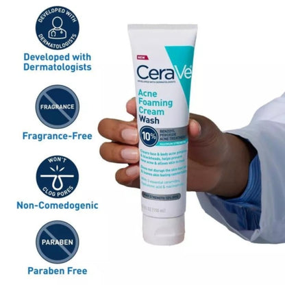 CeraVe Acne Foaming Cream Wash 150Ml
