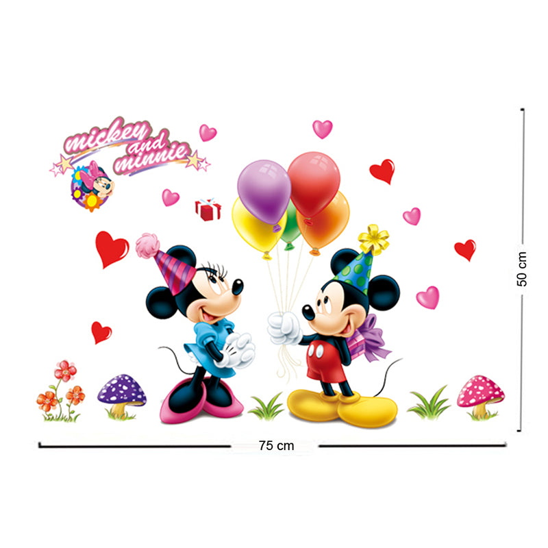 Mickey Mouse Home Decoration animals tree bridge baby children cartoon bedroom room decor wall stickers removable kids nursery decal sticker Wall Decoration Stickers wall deco Mickey Balloon