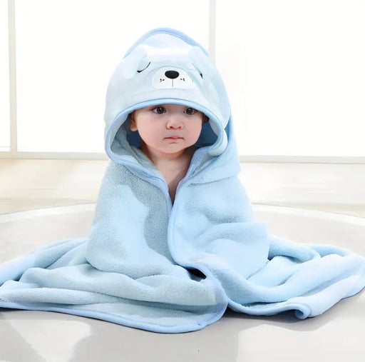 Kids Cartoon Bath Towel Blanket – Ultra-Soft, Absorbent & Gentle on Skin – Perfect for Bath Time