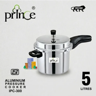 Pressure Cooker Indian 5.0 Liters Aluminium Body