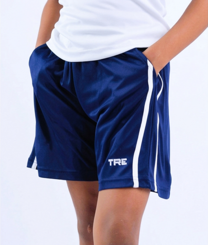 TRE Kids Dri-Fit Sports Shorts | Track & Field | Quick Dry Gym, Running & School Sports Shorts