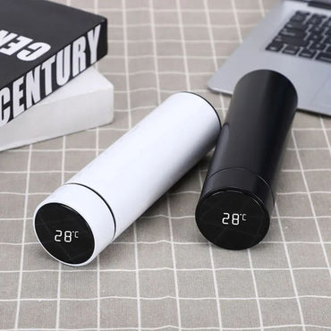 Temperaure LED Display Touch Screen Smart Happy Life Vacuum Flask 500Ml