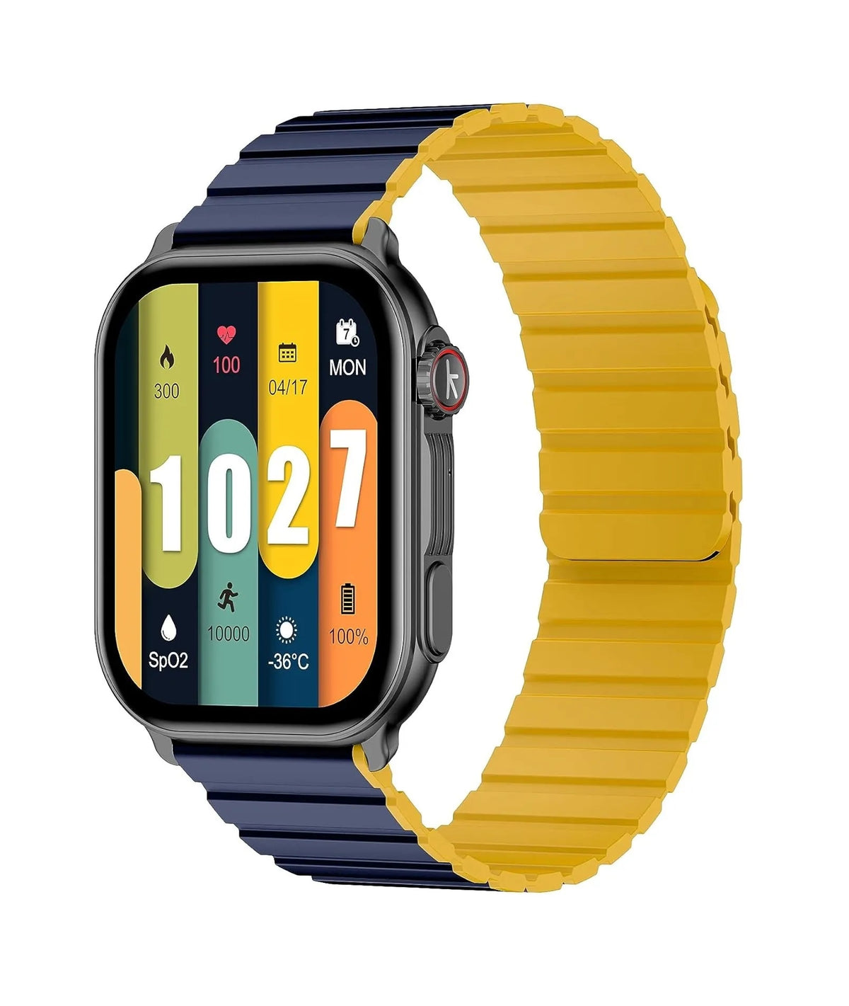 Kieslect Ks Pro Smartwatch with 2.01” AMOLED Display Bluetooth Calling & Dual Straps