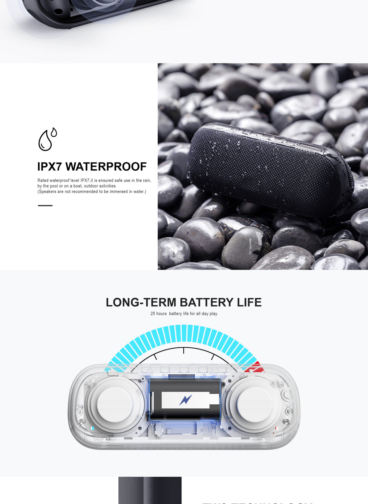 HAVIT M69 Strong Bass True Wireless Bluetooth Speaker