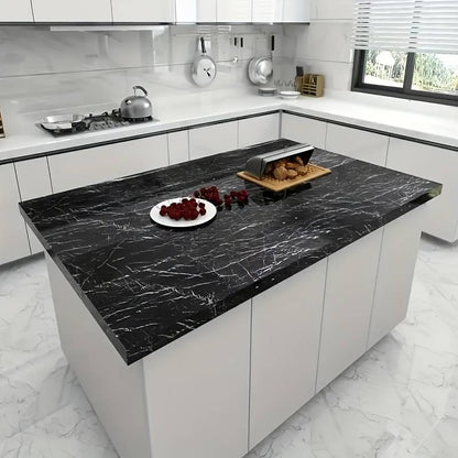 60Cm X 5M/60cm X 2M Marble Kitchen Oil-Proof Film Stove Waterproof Self-Adhesive Wallpaper