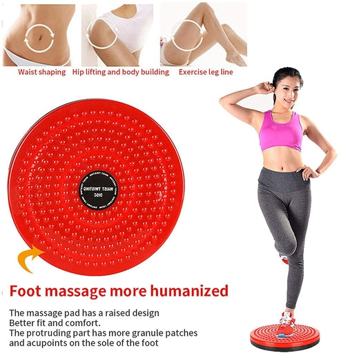 Twist Waist Disc with Rope/Twist Waist Disc Board Body Fitness Hip Twister Plate Exercise Therapy