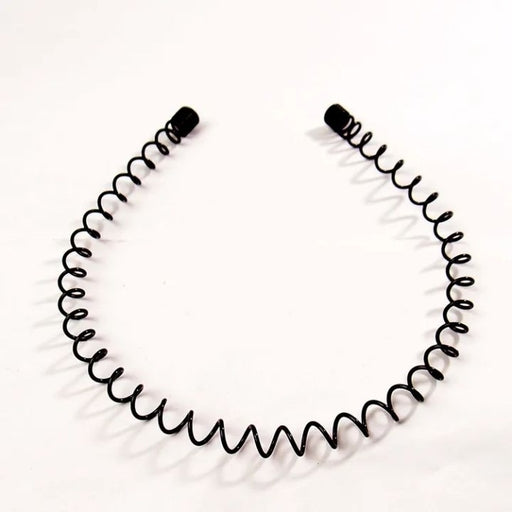Two (2) Hair Bands for Men and Women (Two Designs), Metal Head Bands Wavy Hair Band, Spring Hair Hoo