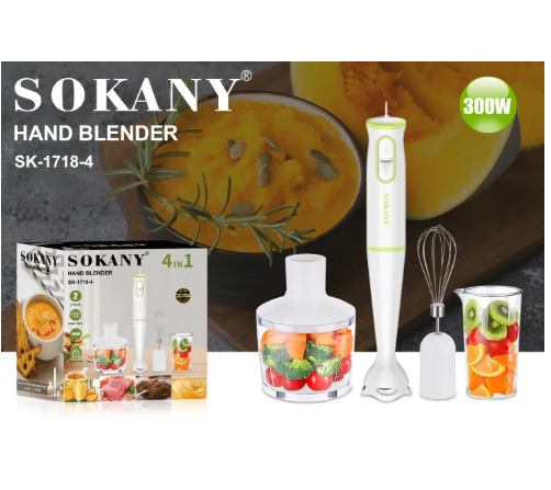 Sokany Hand Blender 1718-4 Super Quality
