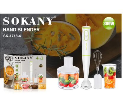 Sokany Hand Blender 1718-4 Super Quality