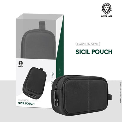 Green Lion Sicil Elegant PU Leather Travel Pouch