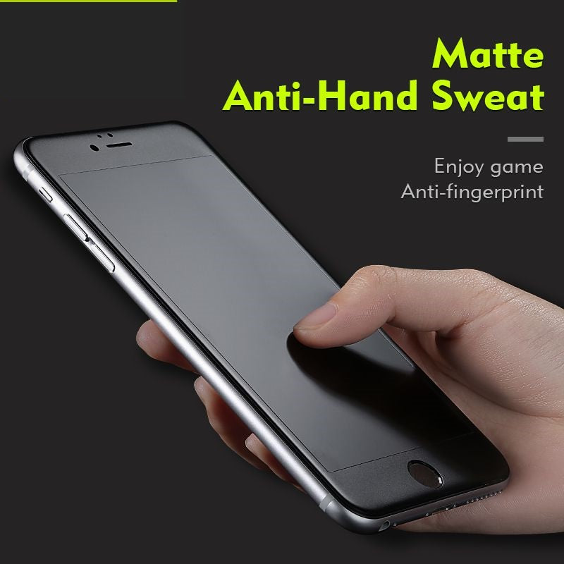 Reros Branded Matte Screen Guard Anti-fingerprint 9H Matte Tempered Glass For Apple iPhone 6 / 6s / 7 / 8 / 7 Plus / 8 Plus /
