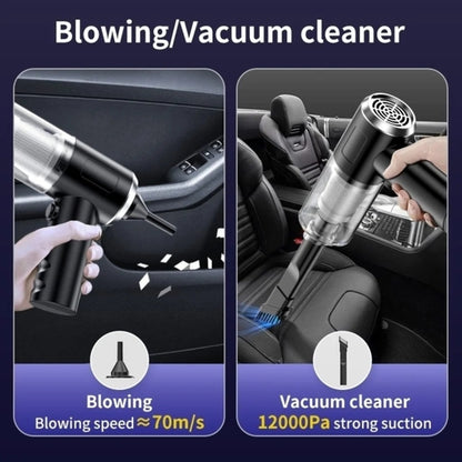 3-In-1 Car & Home Vacuum Cleaner | Portable Rechargeable Cleaner