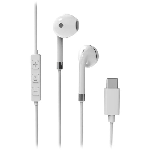 Type C EarPods Wired Earphones with Mic, in-Ear Stereo Super Bass Handsfree Headset for IPhone
