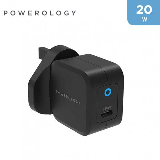 Original Powerology Ultra-Compact PD 20W GaN Charger