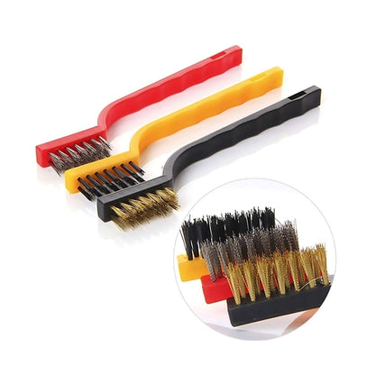 Multicolor Sharp Teeth Brush for Cleaning Burners of Gas Stove and Hard Stains