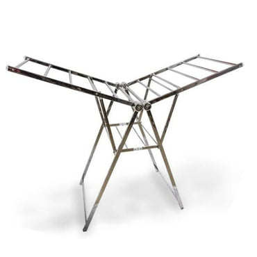 Heavy Duty Stainless Steel Folding Cloth Drying Rack Luxury Cloth Dryers Stand