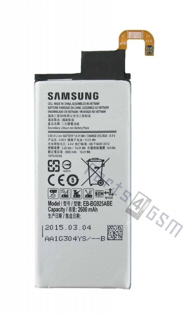 Replacement Battery For Samsung Galaxy S6 Edge  EB-BG925ABE, 2600mAh OEM