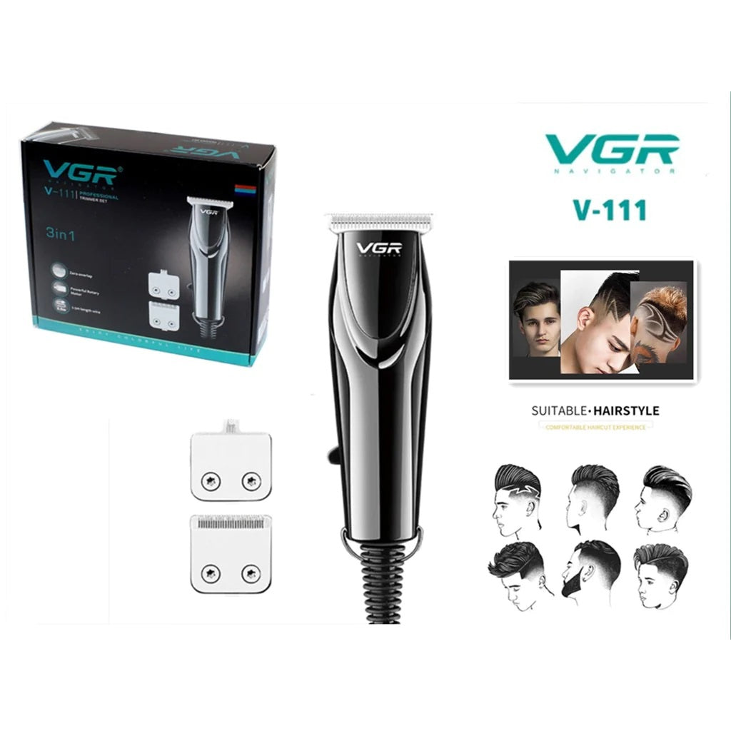 VGR Branded V-111 Electric Hair Clipper Men'S Hair Trimmer