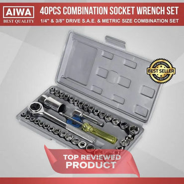 AIWA 40Pcs Multifunctional Tools Kit or Wrench Set
