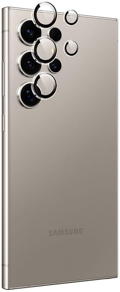 WiWU LG-011 Puro Classic Camera Lens Guard for Samsung Galaxy S25 Ultra / S26 Ultra - Clear