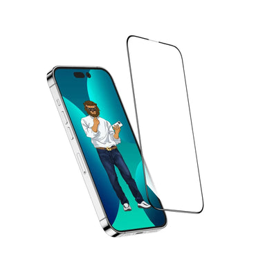 Green Lion 9H Steve Glass Strong Full Screen Protector For iPhone 14 PRO 6.1" - Tempered Glass