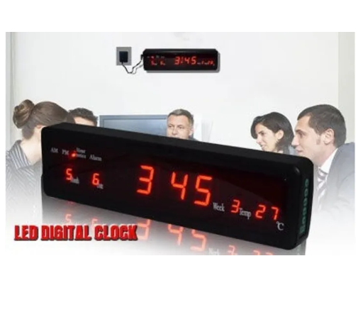 CAIXING LED DIGITAL CLOCK CX-808 Wall Clock
